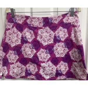 Tranquility by‎ Colorado Clothing Women's Golf Skort Pink/White/Purple Sz.M
